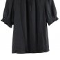 Amazon Essentials Black Women's Top Blouse Short Sleeve M 030