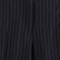 Emma James Stretch Black Striped Women's Dress Pants Zip Button Closure 18W 056