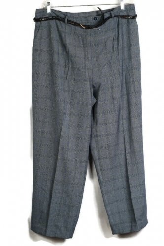Sag Harbor Gray Houndstooth Women's Dress Pants w/ Belt 20W 023