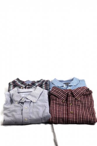 Van Heusen Arrow Chaps Croft & Barrow 4 Assorted Men's Dress Shirt Large 006