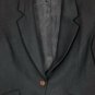 Koret Black Womens' Career Blazer Jacket One Button Size 12 048