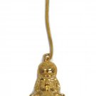 Godinger Nutcracker Brass Candle Snuffer w/ Green Velvet Case 10 1/2"