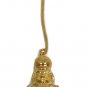 Godinger Nutcracker Brass Candle Snuffer w/ Green Velvet Case 10 1/2"