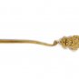 Godinger Nutcracker Brass Candle Snuffer w/ Green Velvet Case 10 1/2"