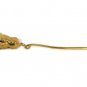 Godinger Nutcracker Brass Candle Snuffer w/ Green Velvet Case 10 1/2"