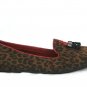 Dana Buchman Sabine Women's Ballet Flats Loafers Cheetah Print Brown Fabric 9 M
