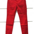 Love You Denim Collection Red Women's Stretch Skinny Pants Size 3/4 007 Love You Denim Collection Red Women's Stretch Skinny Pants Size 3/4 007
