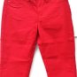 Love You Denim Collection Red Women's Stretch Skinny Pants Size 3/4   007