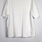 Blast White Women's Short Sleeve Top Shirt Pullover XL 005