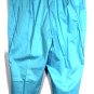 J H Collectibles Stretch Blue Women's Cropped Pants Zip Closure 20W 043