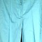 J H Collectibles Stretch Blue Women's Cropped Pants Zip Closure 20W 043