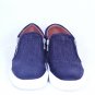 Report Women's Ali Fashion Black Sneakers Perforated Zipper Slip On Loafers 6.5