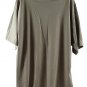 Jerzees Brown Women's Casual Embelished T-Shirt Short Sleeve Pullover XL 047