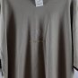 Jerzees Brown Women's Casual Embelished T-Shirt Short Sleeve Pullover XL 047