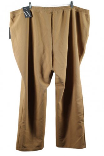 Worthington Brown Women's Dress Pants Straight Leg 4X 029