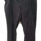 Raffinalla Black Women's Stretchy Pants Built In Tummy Control Slit Flare  019