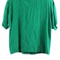 Linda Allard for Ellen Tracy Green Women's Top Blouse Short Sleeve Button Up 59