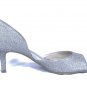 Bandolino Women's Bdnubilla Silver Glitters FB D'Orsay Shoes Heels Size 6 M  009