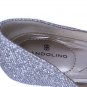 Bandolino Women's Bdnubilla Silver Glitters FB D'Orsay Shoes Heels Size 6 M  009