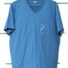 Old Navy Blue Women's Tunic Loose Shirt V Neck Soft Washed Size Large  009