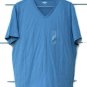 Old Navy Blue Women's Tunic Loose Shirt V Neck Soft Washed Size Large  009