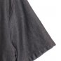 Van Heusen Studio Gray Black Men's Dress Shirt Short Sleeve Slim Fit Medium  005