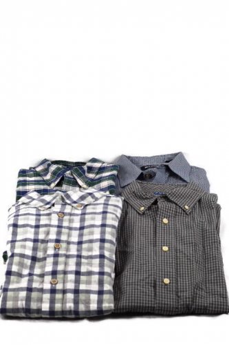 Puritan Roundtree & Yorke Towncraft 4 Men's Dress Shirt Short Sleeve Medium 016