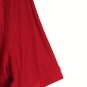 Croft & Barrow Red Men's Casual Short Sleeve Shirt 3 Button Front Medium 014