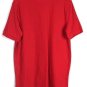 Croft & Barrow Red Men's Casual Short Sleeve Shirt 3 Button Front Medium 014