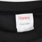 Hanes Cool Dri Black Men's Long Sleeve Casual Shirt Pullover Medium 016