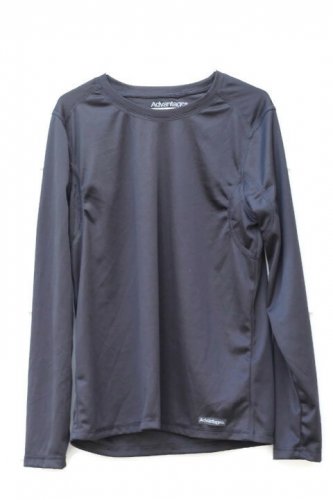 Advantage by UA Black Men's Long Sleeve Crew Neck Tee Size Medium 011