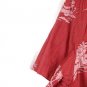 Sonoma Red Hawaiian Men's Short Sleeve Dress Shirt Button Down Large 014