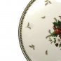Mikasa Holiday Delight Round Cake Plate Tray Petite Bone China Poinsettia 9 3/4"