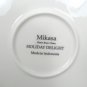 Mikasa Holiday Delight Round Cake Plate Tray Petite Bone China Poinsettia 9 3/4"