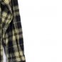 Faded Glory Plaid Black Brown Men's Dress Shirt Long Sleeve Button Down Small 03