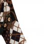EST 1946 Multicolor Women's High Low Tie Waist Belt Short Sleeve V Neck L  021