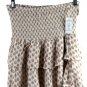 Pink Rose Paisley Cream Medallion Women's Juniors 2 Piece Skirt Set Small 028