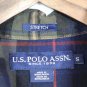 US Polo Assn Plaid Men's Dress Shirt Long Sleeve Button Down Small 004