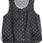 Only Necessities Black Polka Dot Women's Sleeveless Top Blouse  18/20  023