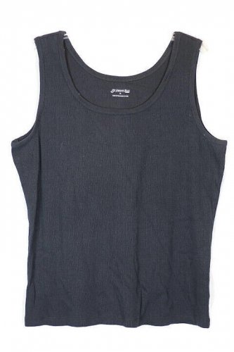 St John's Bay Black Women's Tank Top Size 1X 018