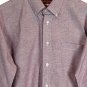 A Foxx Ltd Purple Men's Long Sleeve Dress Shirt Button Down Large 015