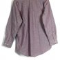 A Foxx Ltd Purple Men's Long Sleeve Dress Shirt Button Down Large 015