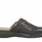 Array Women's Slip On Mules Shoes Open Back Brown Leather Size 11 S