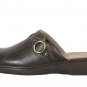 Array Women's Slip On Mules Shoes Open Back Brown Leather Size 11 S
