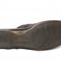 Array Women's Slip On Mules Shoes Open Back Brown Leather Size 11 S