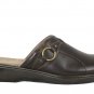 Array Women's Slip On Mules Shoes Open Back Brown Leather Size 11 S