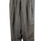 Josephine Chaus Brown Women's Dress Pants Lined Side Zip Closure 18W 057