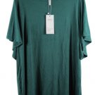 Koaiz Green Women's Tunic Top Blouse Short Sleeve Pullover Size 2XL 028 Koaiz Green Women's Tunic Top Blouse Short Sleeve Pullover Size 2XL 028