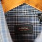Arrow Basic Editions On The Road Chaps 5 Men's Long Sleeve Dress Shirt M 016