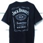 Hanes Beefy Jack Daniels Black Men's Caution Stay Back 6 Feet T Shirt Large 006